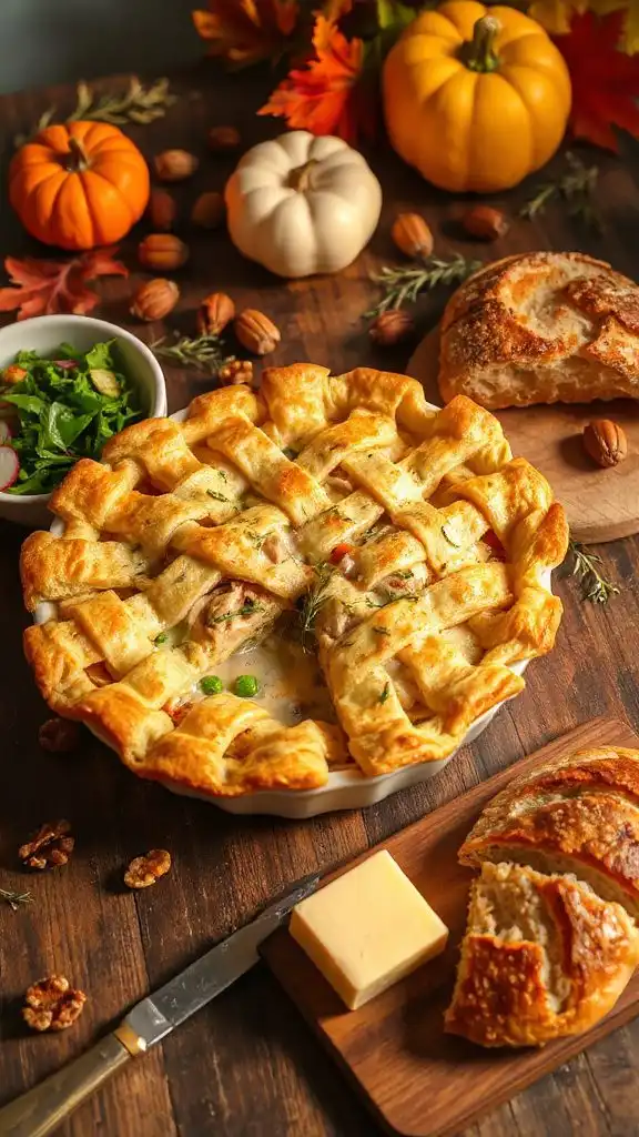 comforting chicken pot pie