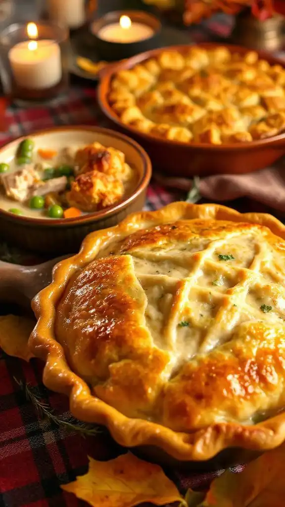 comforting chicken pot pie