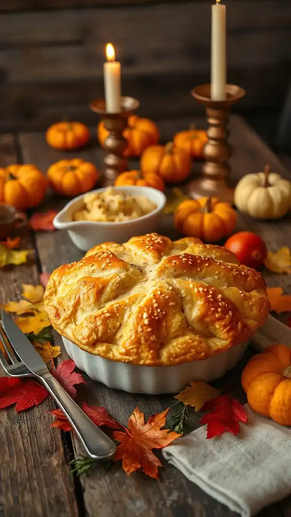 comforting chicken pot pie