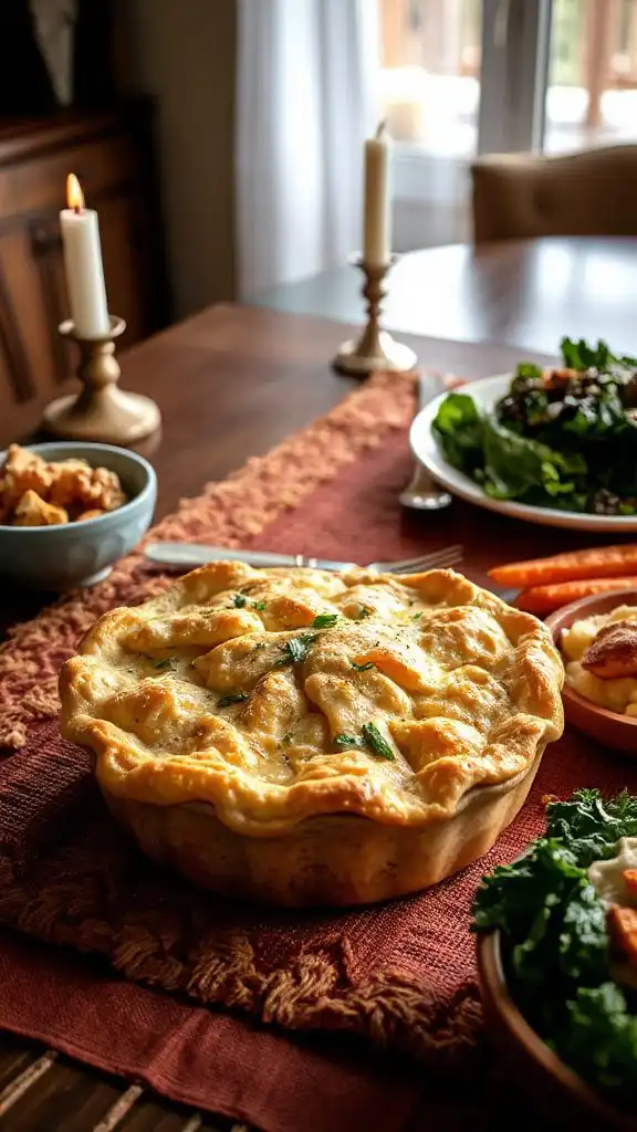 comforting chicken pot pie