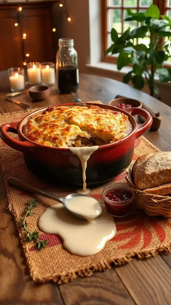 comforting chicken rice casserole