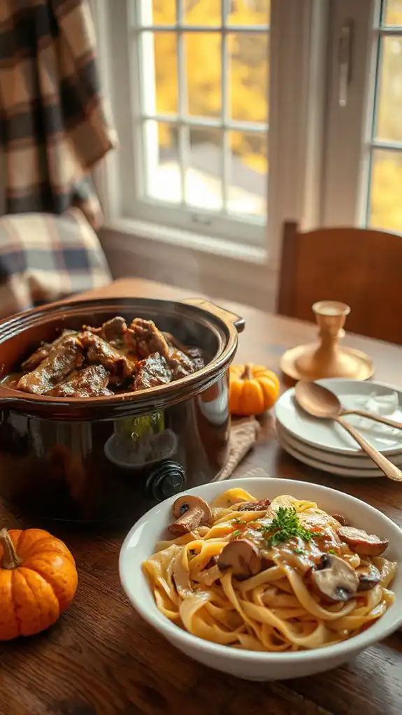 comforting creamy beef dish
