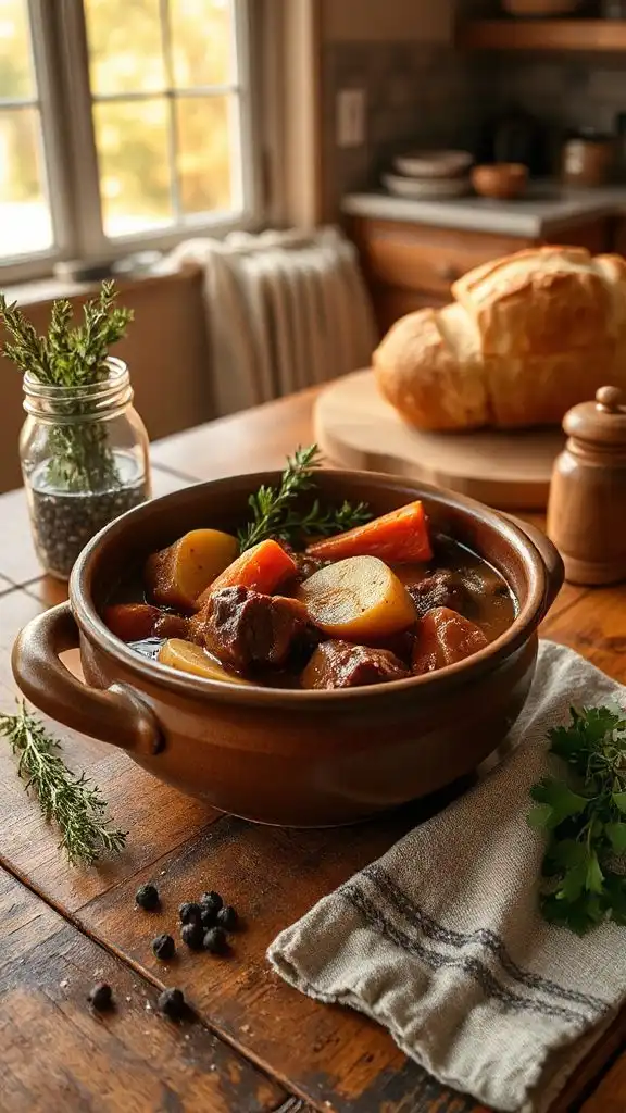 comforting fall beef stew