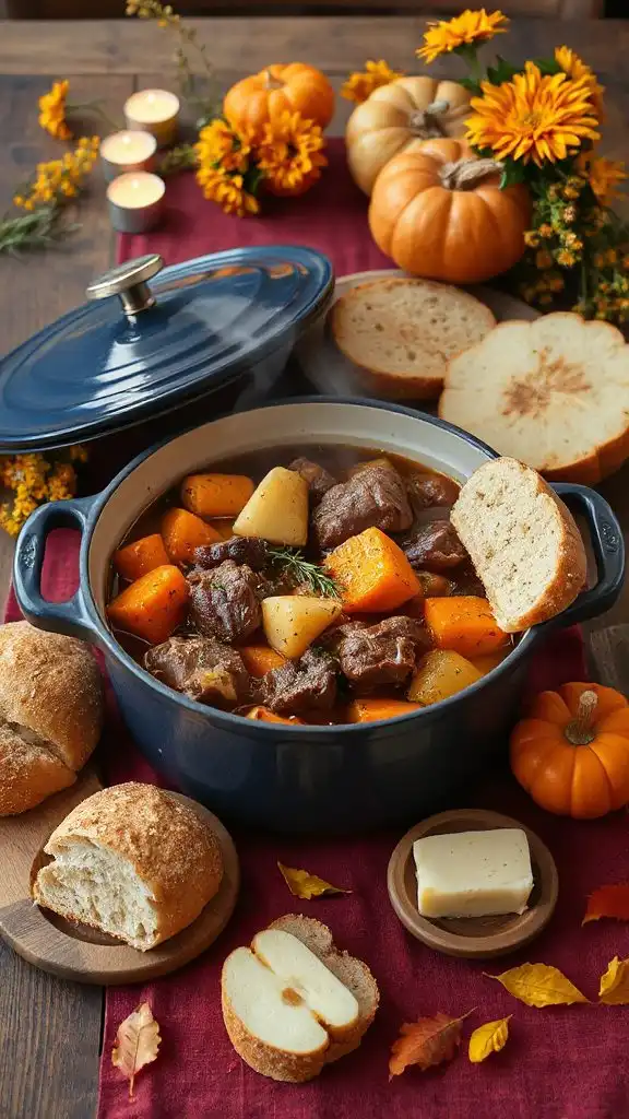 comforting fall beef stew