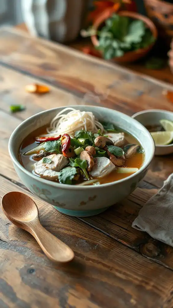 comforting fall noodle soup