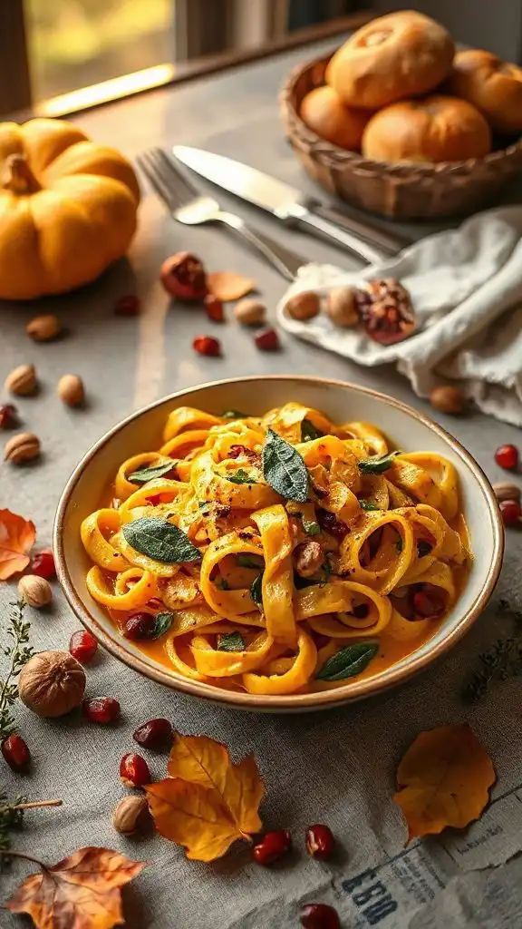 comforting fall pasta dish