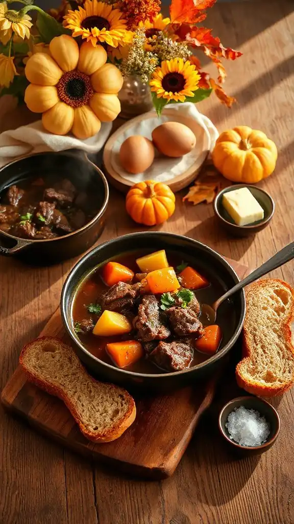 comforting hearty beef stew