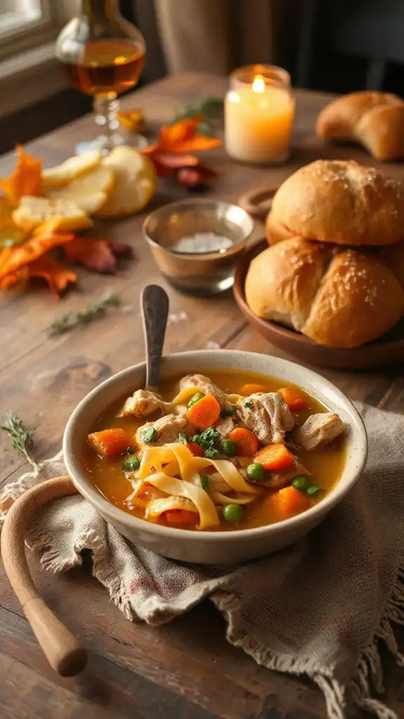 comforting homemade chicken soup