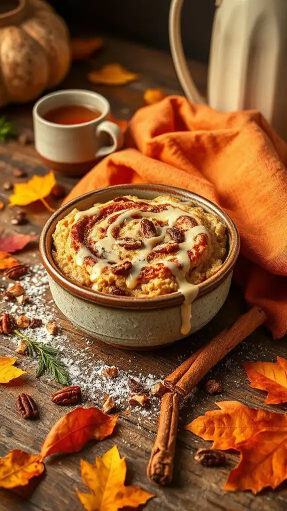 comforting oatmeal cinnamon rolls