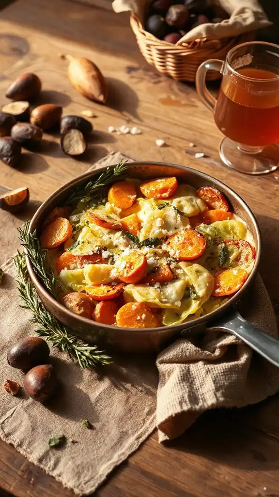 comforting root vegetable gratin
