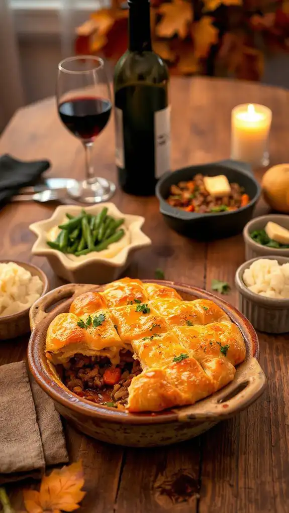 comforting savory meat pie