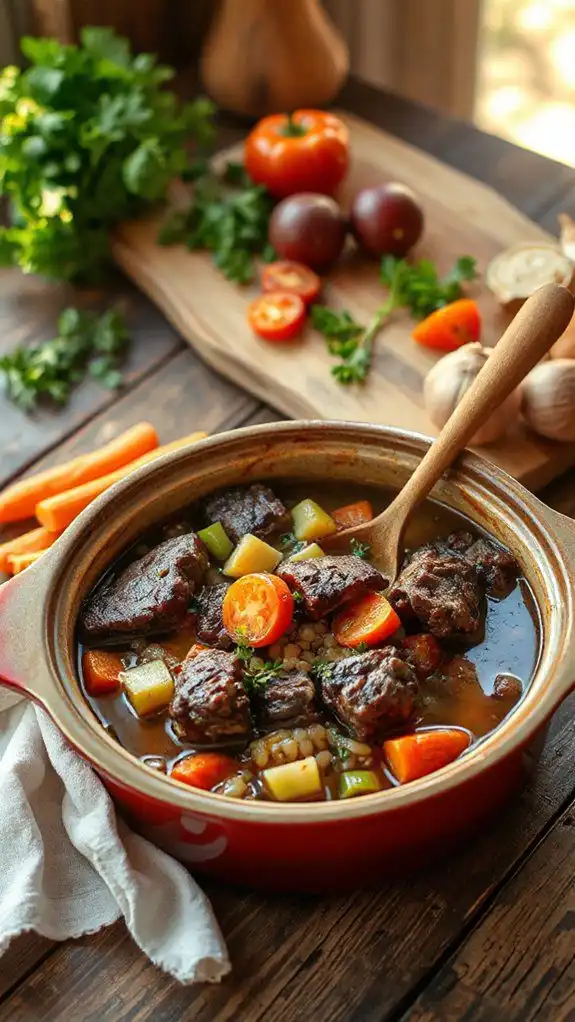 comforting slow cooked soup