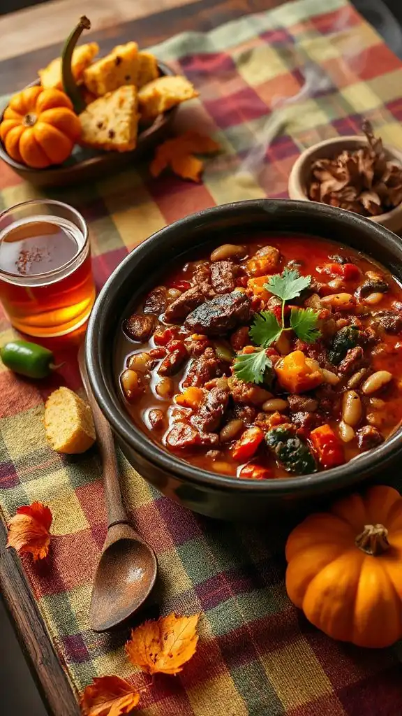 comforting slow cooker chili