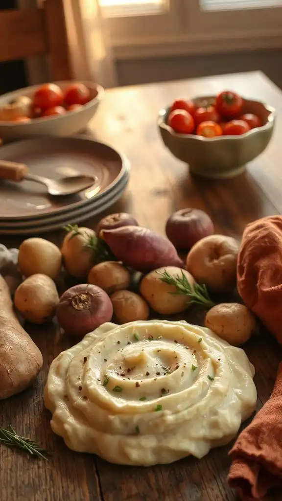 comforting turnip potato mash