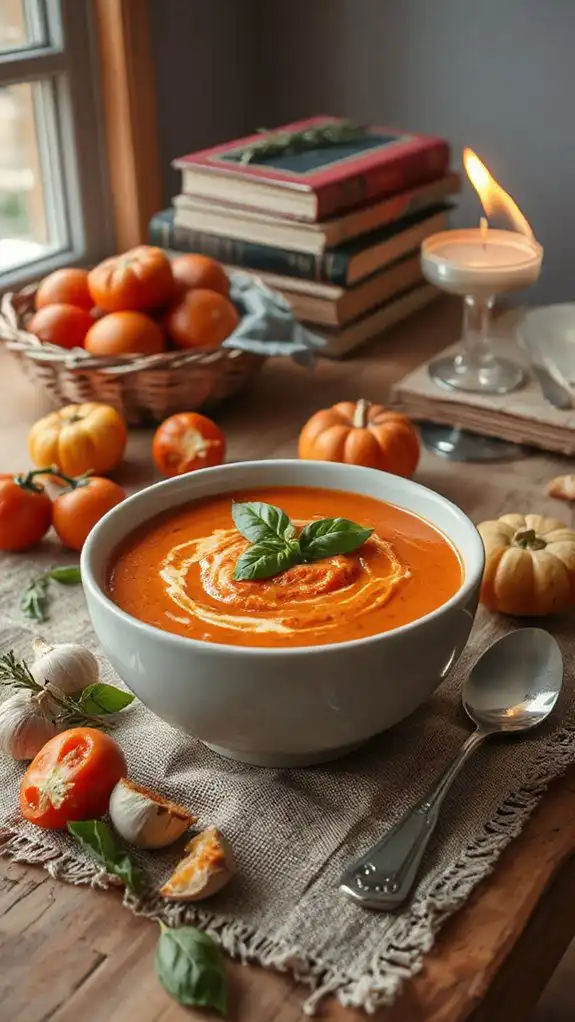 comforting velvety tomato basil