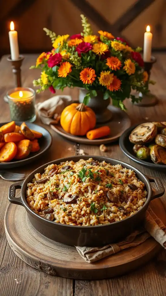 comforting wild rice casserole
