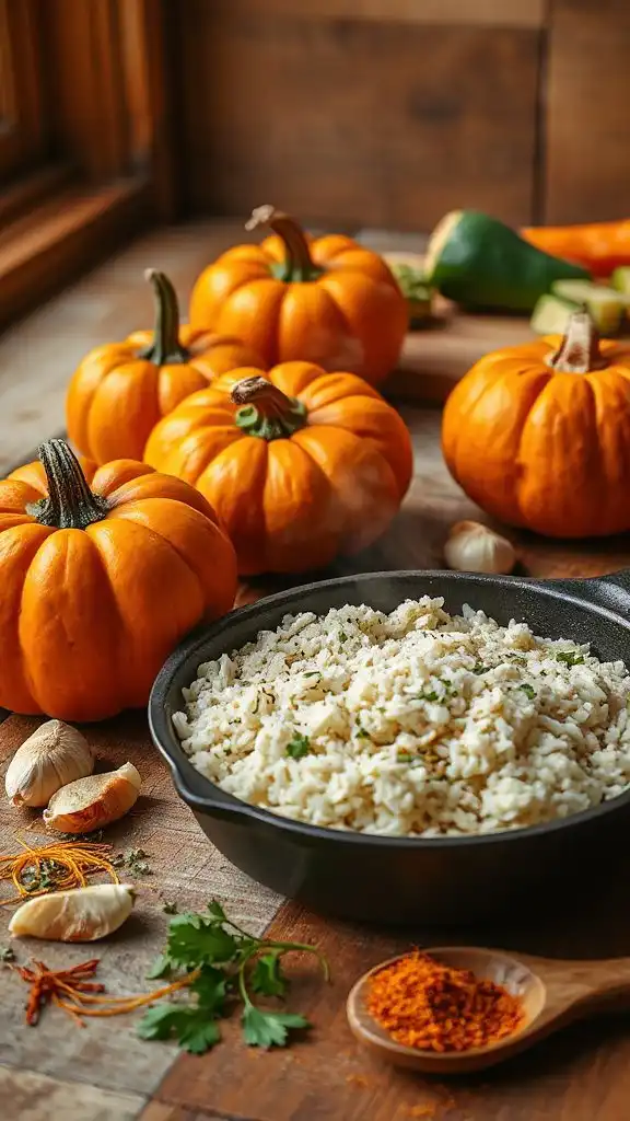 cooking rice for stuffing