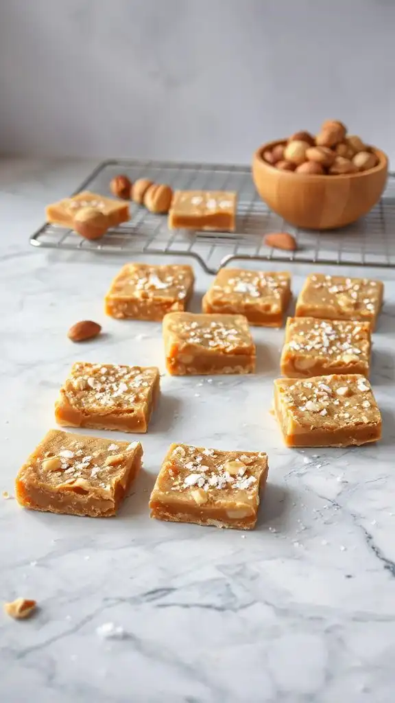 cooling the dessert squares
