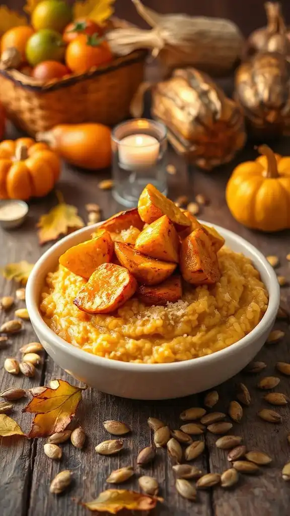 corn and squash risotto