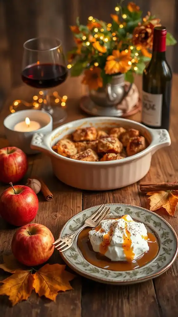 cozy autumn dessert delight