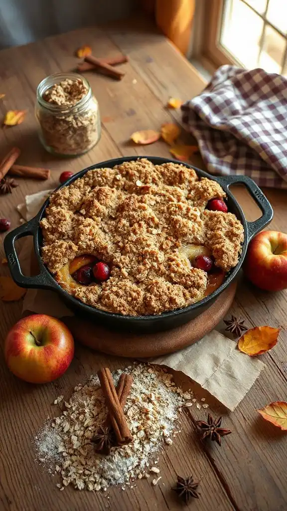 cozy autumn fruit dessert cozy autumn fruit dessert