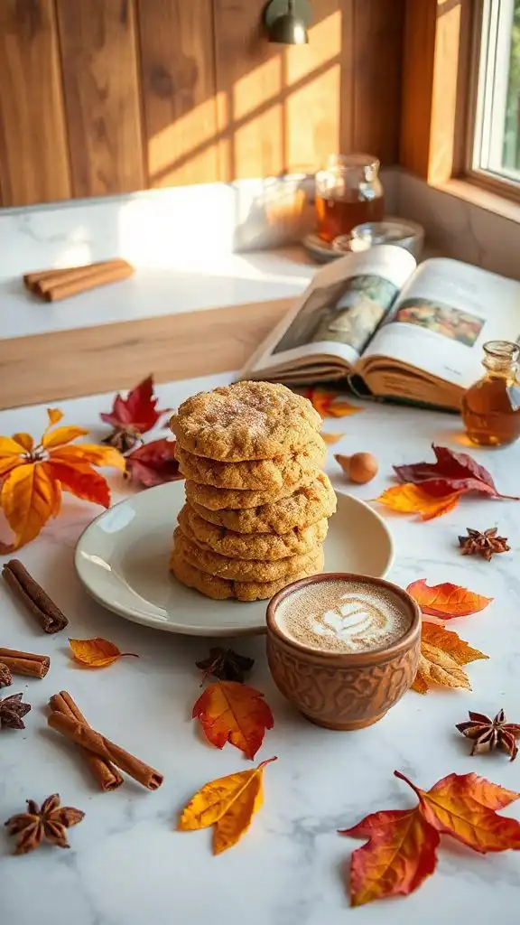 cozy autumn pumpkin cookies