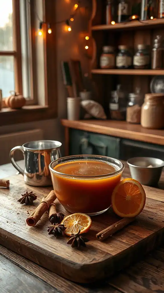 cozy autumn warm cocktail