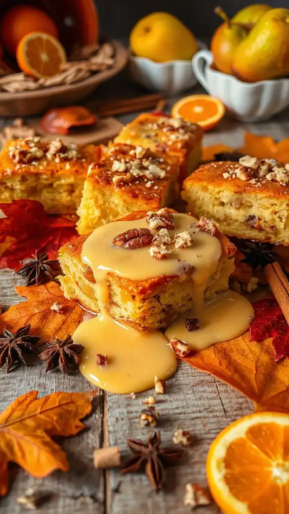cozy cinnamon roll dessert
