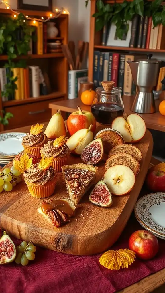 cozy coffee and treats