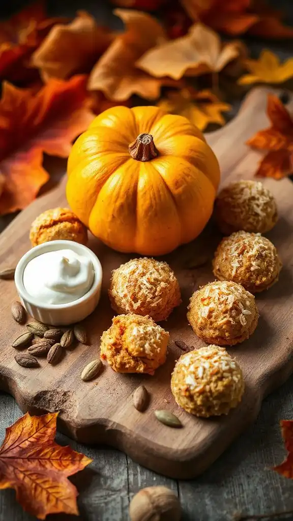 cozy fall coconut treats