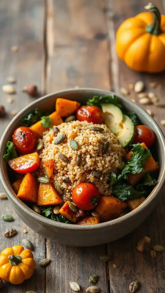 cozy harvest vegetable bowl