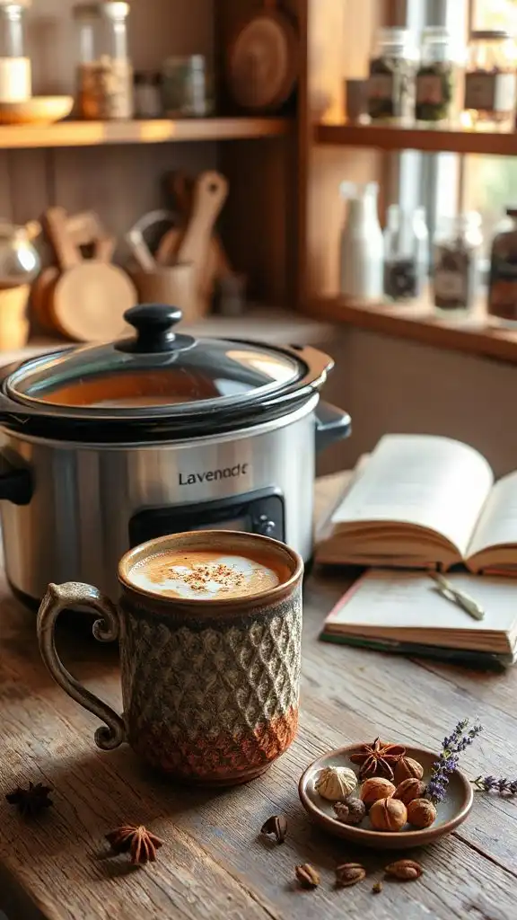 cozy lavender chai experience