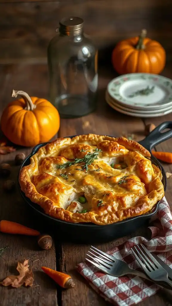 cozy one pan chicken dinner