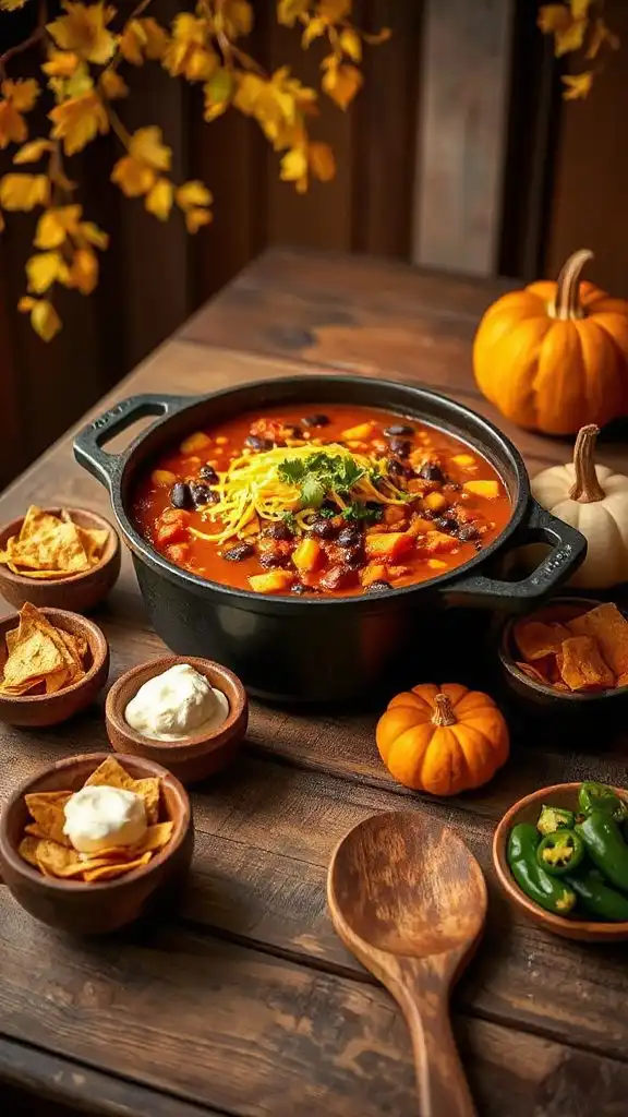 cozy pumpkin chili recipe