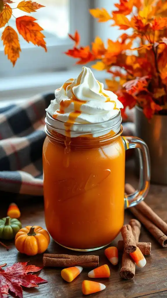 cozy pumpkin spice cider