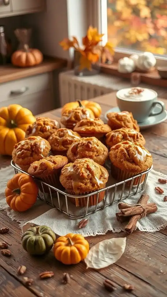 cozy pumpkin spice muffins