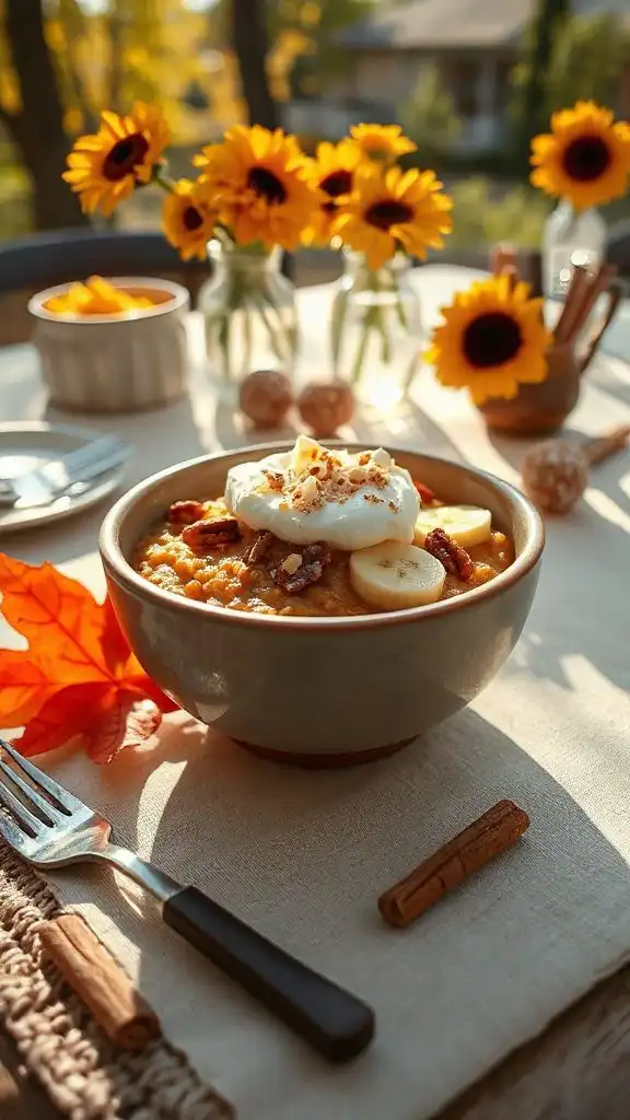 cozy pumpkin spice oats