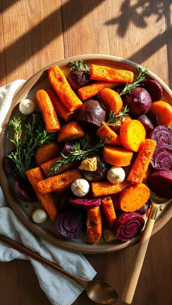 cozy roasted root vegetables