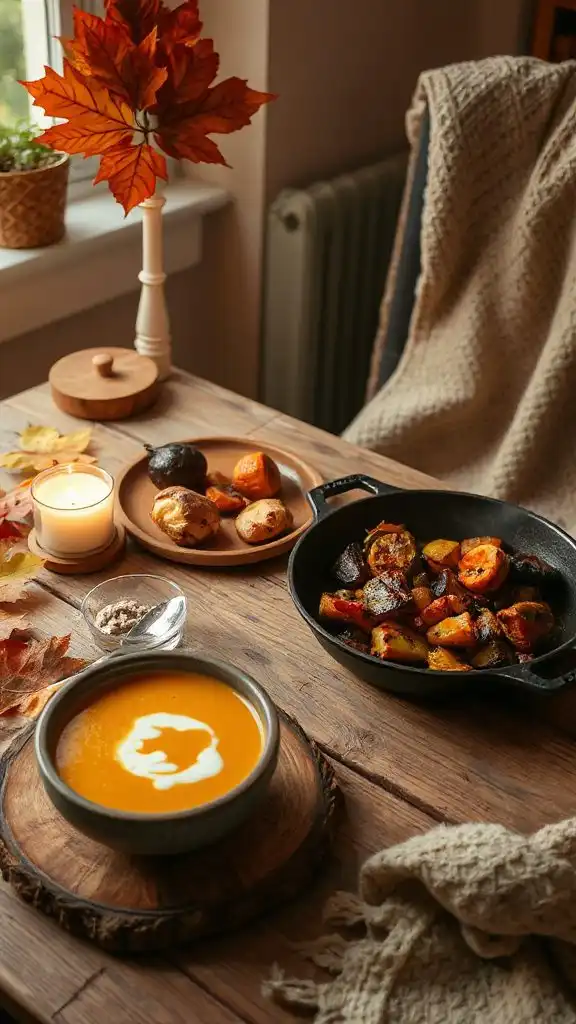 cozy solo fall dinners