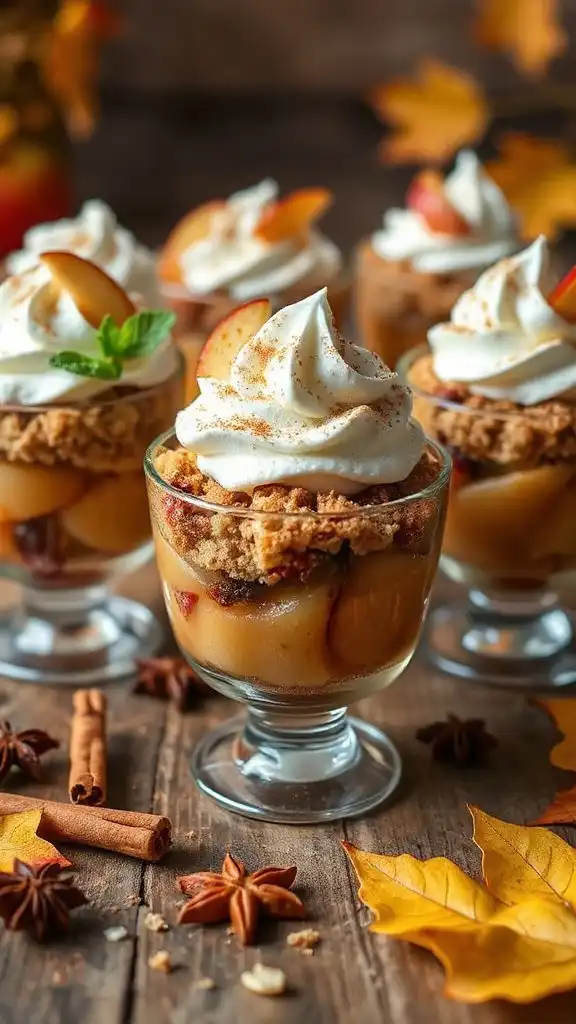 cozy spiced apple dessert