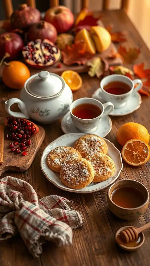 cozy spiced chai cookies