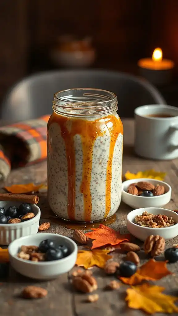 cozy spiced chia pudding