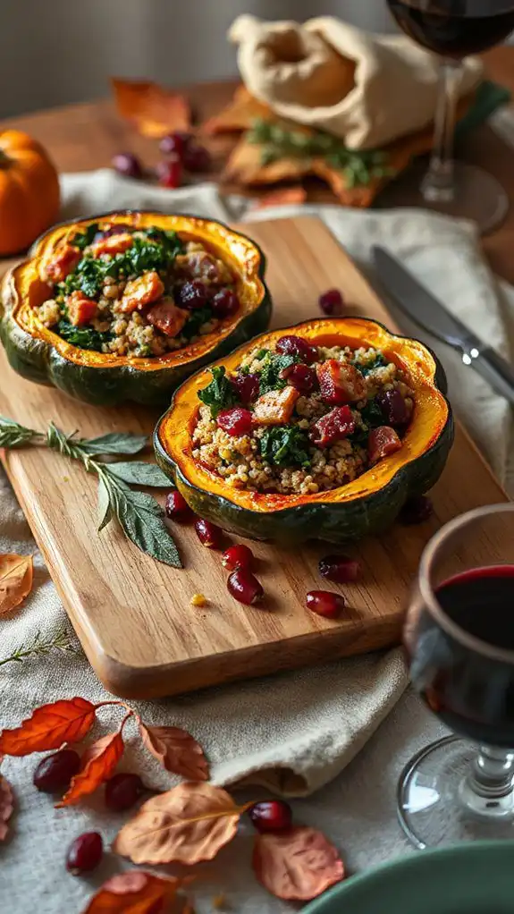 cozy vegetarian autumn dish