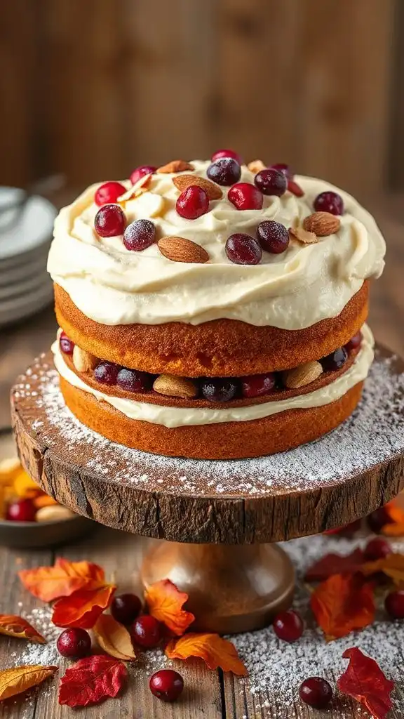 cranberry almond cake recipe