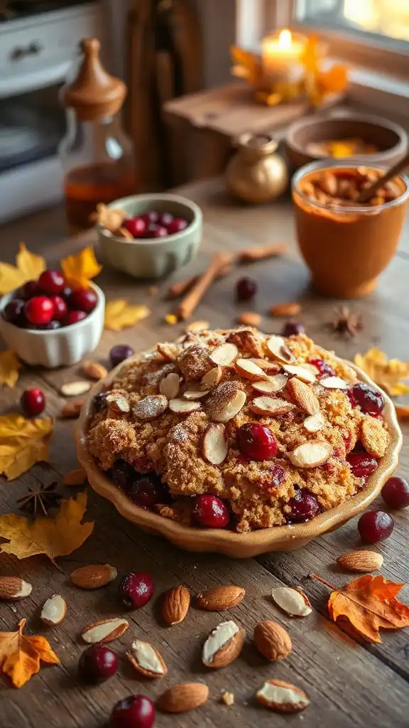 cranberry almond crumble delight cranberry almond crumble delight
