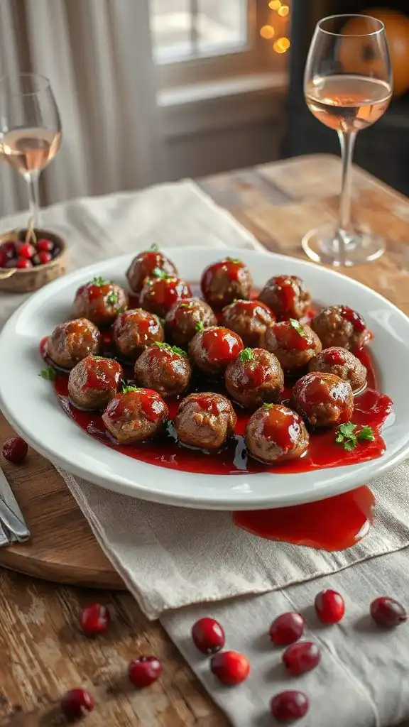 cranberry appetizer meatballs recipe