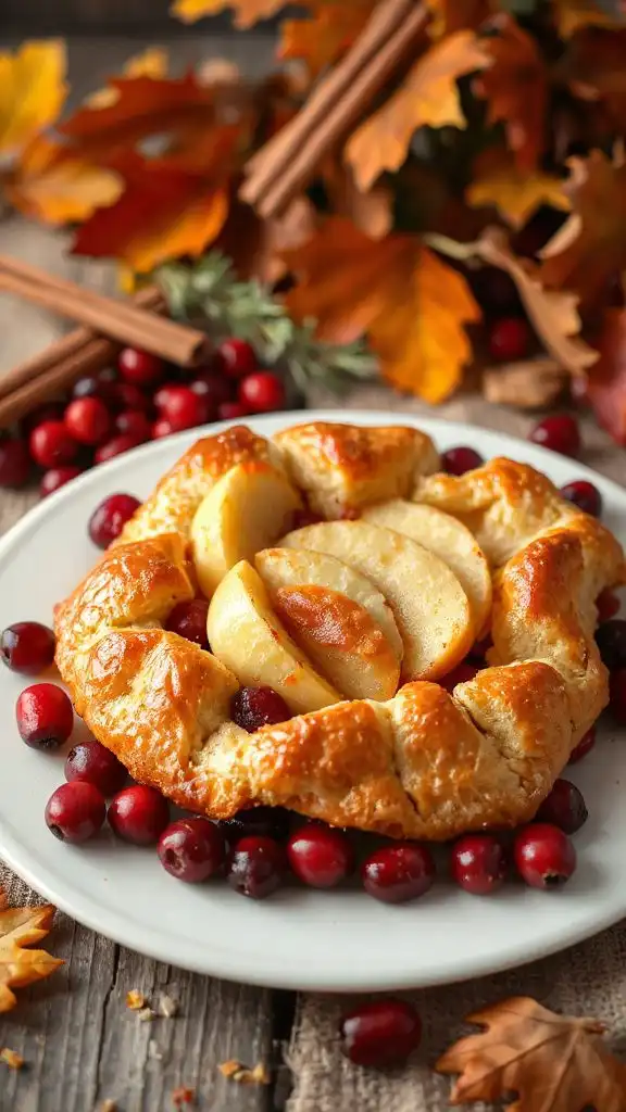 cranberry apple cobbler dessert