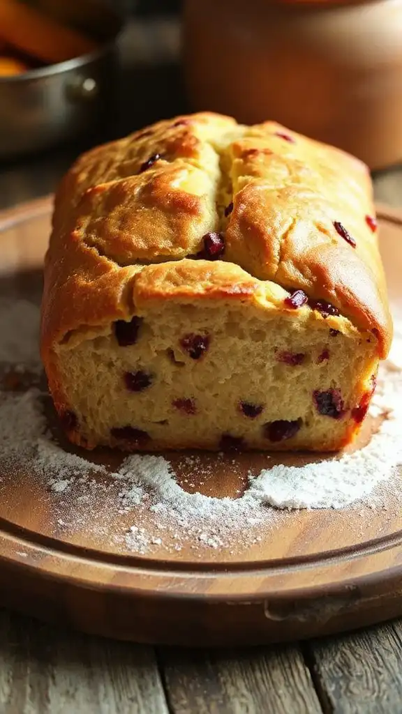 cranberry bread with orange