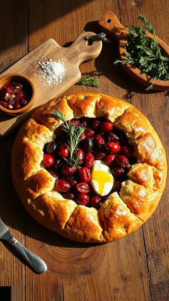 cranberry brie focaccia delight