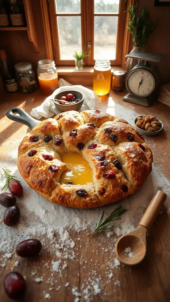 cranberry brie focaccia recipe